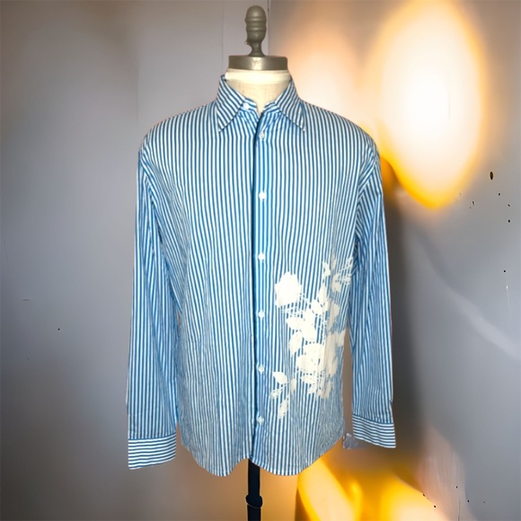 New Authentic New Unworn Hermes Dress Shirt 100% Cotton Size 17/43 France - Picture 8 of 9